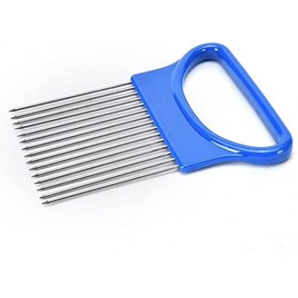 Lökhållare Slicer Rostfritt Stål Stift Grönsak