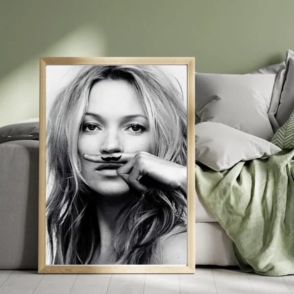Kate Moss Poster Premium Luster Fotopapper Mode Väggkonst för Sovrum Vardagsrum 30x40 Cm 30x40 cm
