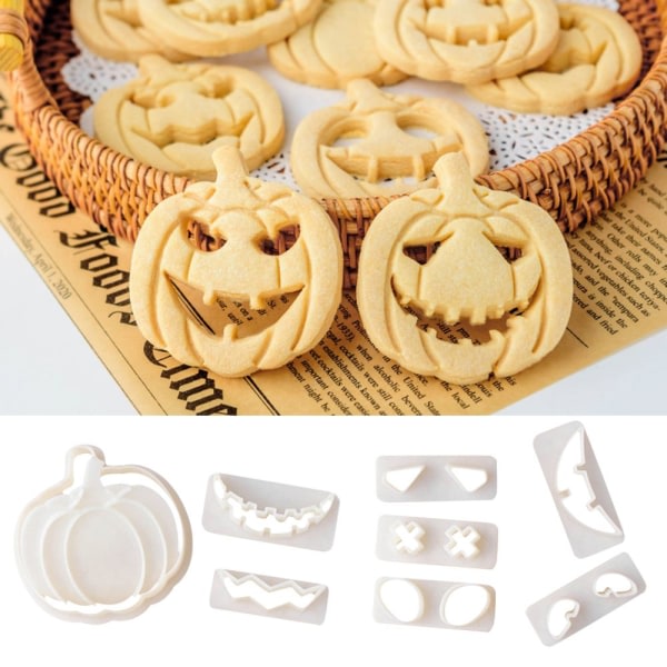 9 stk Halloween Gresskar Spøkelsesform