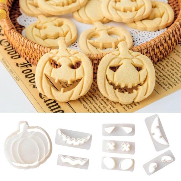9 stk/sæt Halloween Græskar Spøgelsesform