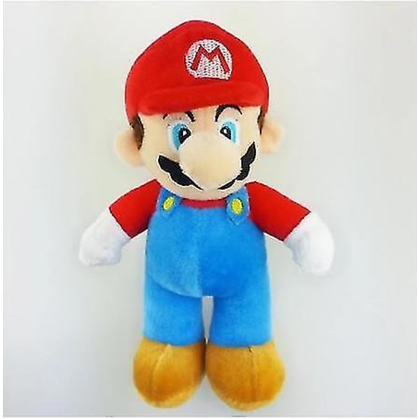 25 cm Super Mario Brother Plysjleketøysett Mario & Luigi Myke Fyllte Plysjdukker Barn Gaver