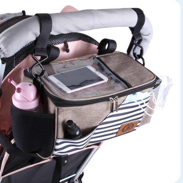 TG Barnevogns Organizer Barnevogn Barnevogn Organizer Taske 2-i-1 Buggy khaki