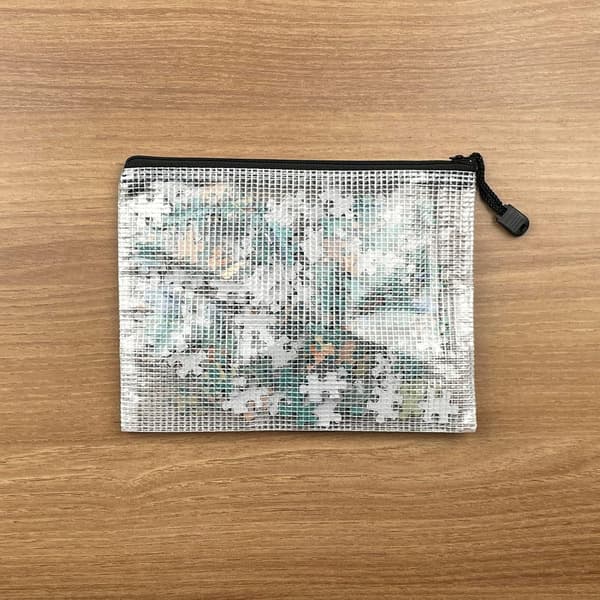 6 stk. A6 net lynlåsposer, plastik lynlåsmapper til kontorkvitteringer og kosmetik, sort, 6 x 4,5 tommer
