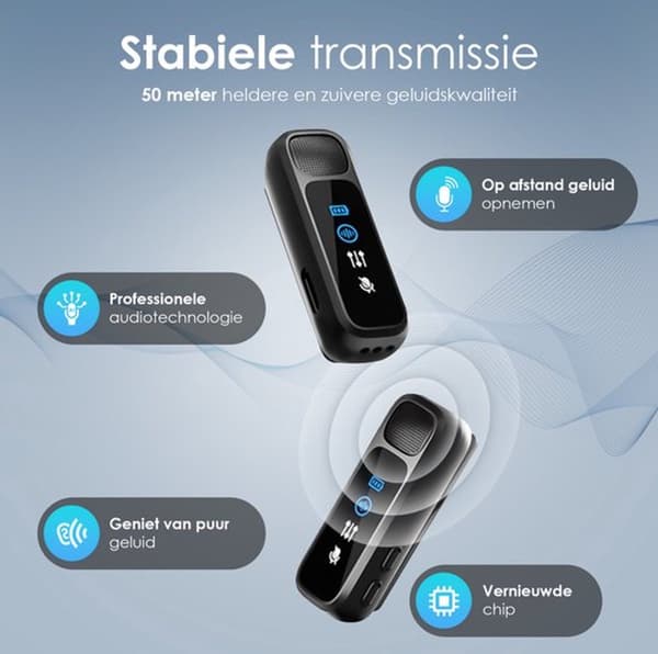 Trådlös myggmikrofon 2-pack med laddningsfodral, brusreducerande lapelmikrofon för iPhone USB-C, Plug and Play för vlogging
