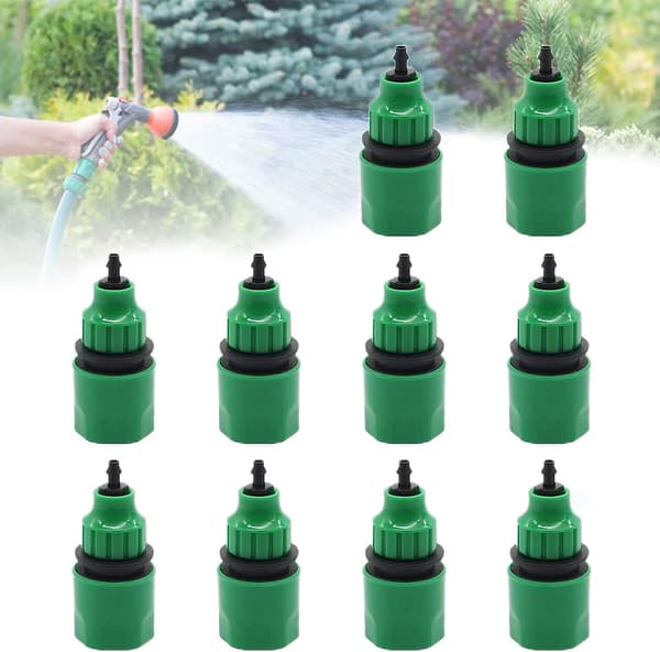 Plast Trädgårdsslangskopplingar 4/7 Och 8/11 Plast Trädgårdsslang Snabbkoppling För 4-9mm Innerdiameter Trädgårdsslang 10 Stycken-yux