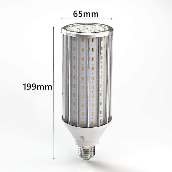 E27 LED Corn Bulb 60W Equivalent 550W 6500K Cool White Non-Dimmable 5850lm Edison LED 160x5630SMD
