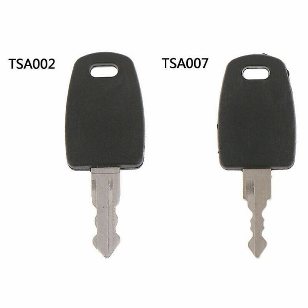 Multifunksjonell Tsa002 007 Bagasje Kofferslås Toll TSA Lås Nøkkel