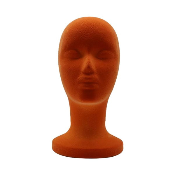TG Vaahtopää Naisen Mannekiinipää Lasit Hattu Näyttöjalusta Hattu Keltainen 30cm