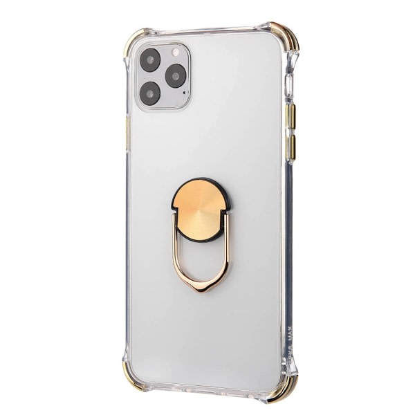 TG iPhone 11 Pro - Iskunsa kestävä kuori renkaalla, Sininen