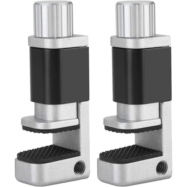 Galaxy Justerbar Clip Fixture LCD-skärm Fäst Säkring Clip Clamp (2 st)