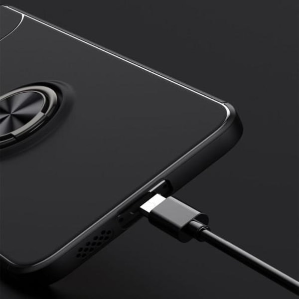 Samsung Galaxy S23 TPU-deksel med fingerring - Svart