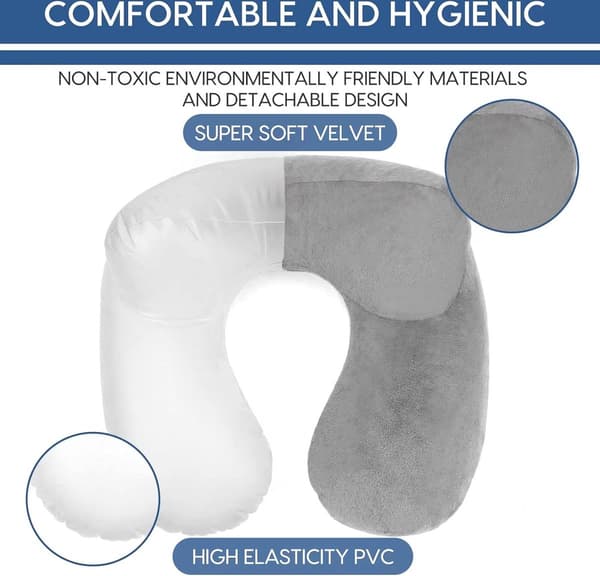 Nackkudde - Resekudde - Memory Foam - Enkel Resa - Hög Kvalitet - Hållbar