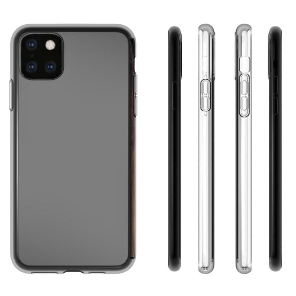 TG iPhone 11 - 1 Sett Støtdempende Silikondeksel med Skjermbeskytter Transparent