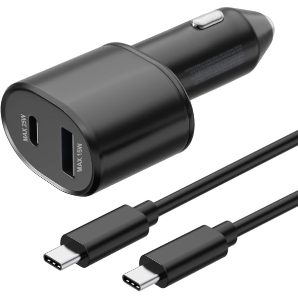TG 25W USB-C billader, PD & QC3.0 dobbelport kompatibel billader