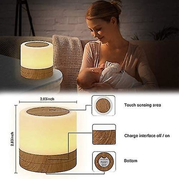 Winter Campaign, Night Light, 360 Multi-Color Mini Night Light, Remote Control Rechargeable Night Light with