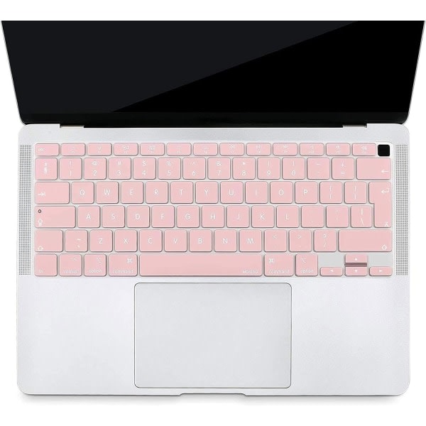 TG Rose Quartz tangentbordsskydd -yhteensopiva MacBook Air 13 Inc:n kanssa