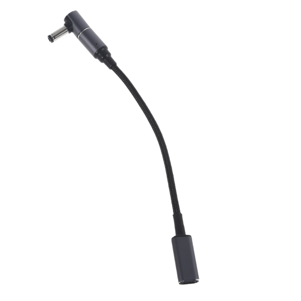 Magnetisk 100W til 5,5x2,1mm Han USB Type C Stik Konverter Laptop Strøm Hurtigopladningskabel til Laptop Oplader