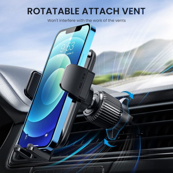 Galaxy Mobiltelefonhållare Bil handsfree vagga i kjøretøy Biltelefonhållare Monteringspassform