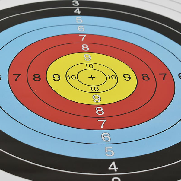 20 stycken Professionell bågskytte Ringnummer Målpapper Skyttetillbehör