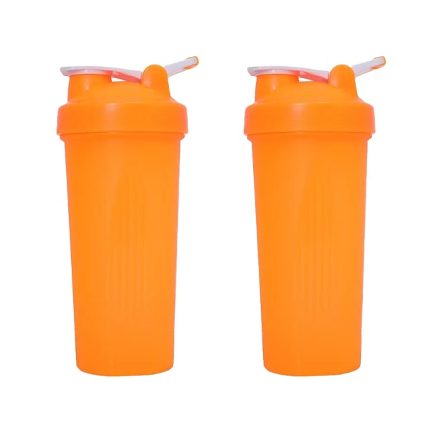 TG Stor kapacitet shaker cup pirtelö proteiinipulver fitness oranssi
