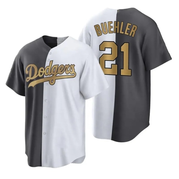 Tilpasset baseballtrøye Blå ensfarget blank sublimering for barn trøye for menn Hvit 5 XL