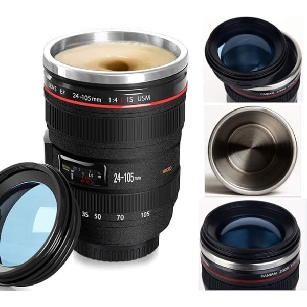 Kaffekopp Original magisk kopp isolert kopp Kamera morsom kopp