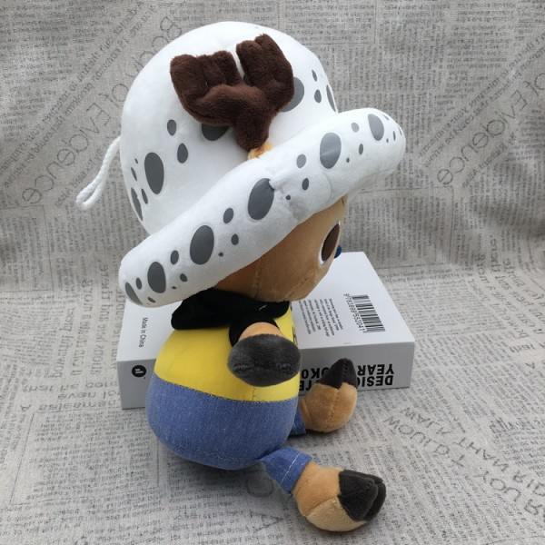 25cm Spel Söt Kawaii Söt Siamese Pirat Plyschleksak Mjukt Hår Docka Present Tony Tony Pirate Trafalgar D Vattenmetod