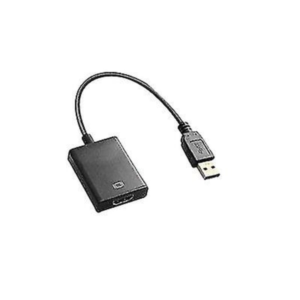 1080P Full HD Video Audio Multi Monitor Converter USB 3.0 till HDMI Adapter, Adapter för PC