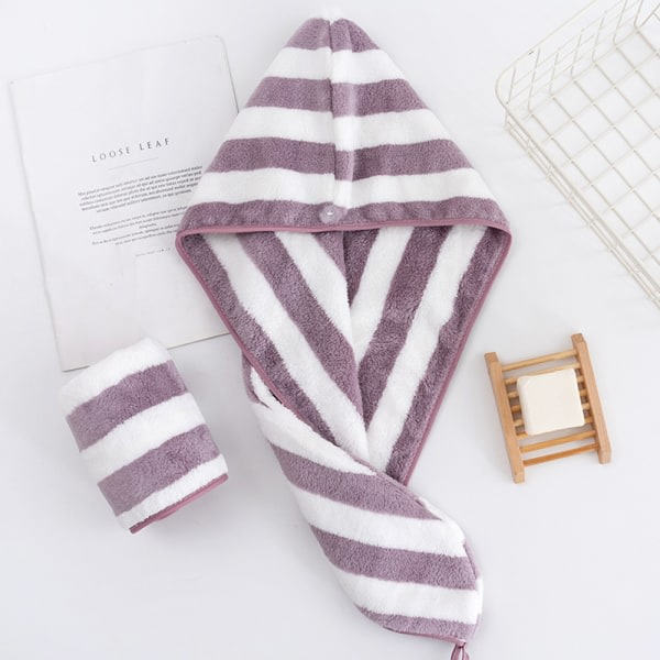 TG 3-pack mikrofiber hårhandduksomslag Superabsorberande stil 2