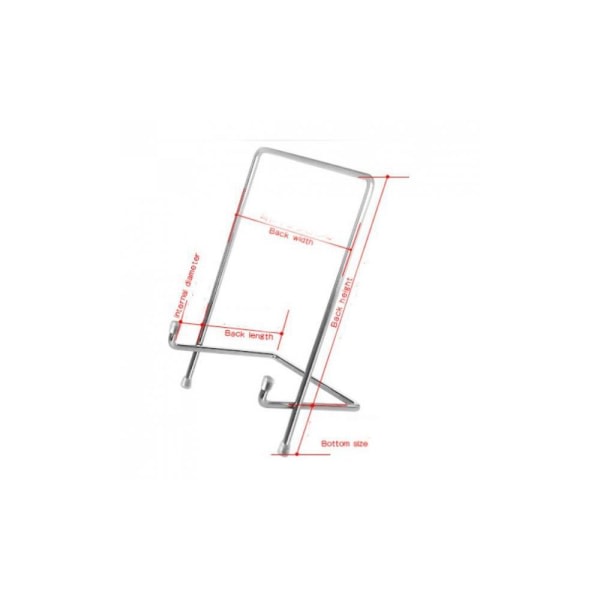 staffli display trådställ displayställ bordsböcker stativ silver s