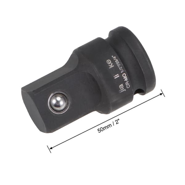 1/2-tommers drivenhet x 3/4-tommers slagnyckeladapter hun til han Cr-mo-sett