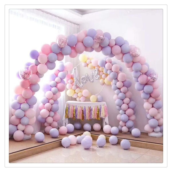 100 10 tums latexballonger Ballongdekorationer för bröllopsfest (blandade färger)