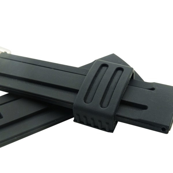 TG Gummiurrem (Gummilænke) Sort 24mm
