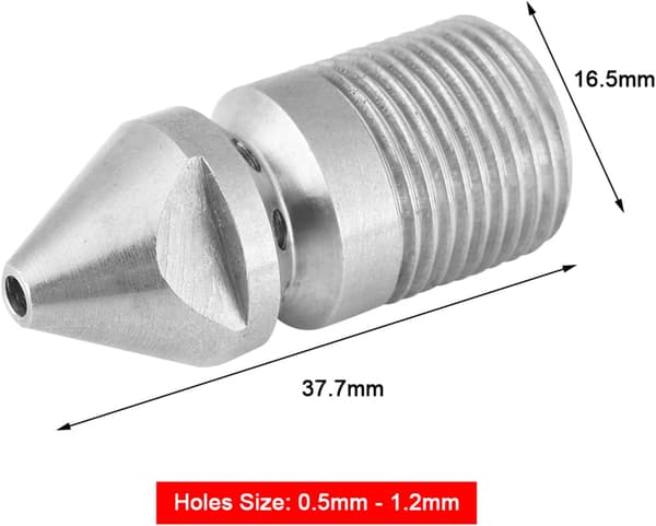 3/8'' BSP korkeapainepuhdistussuutin