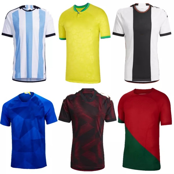 Grossistanpassad sublimering Print Fotboll Fotbollströja Uniform Wear för fotbollslag 2022 White XS