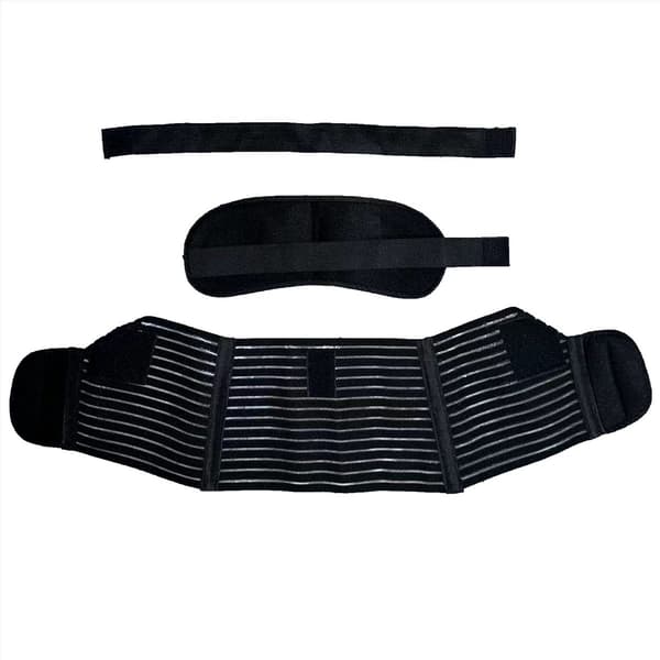 Maternity band - Maternity belly band - Back - Abdominal and pelvic support - Abdominal support - Adjustable - Lumbar support (Black - XXL)