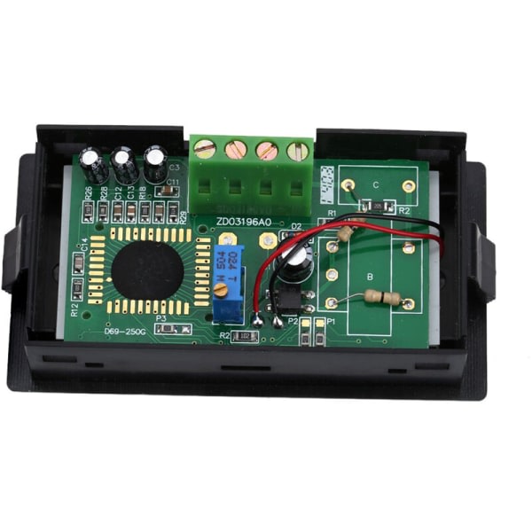 LCD DC 100A Digital LED Display Panel Amperemeter / Amp Amperemeter med 100A / 75Mv shuntmotstånd