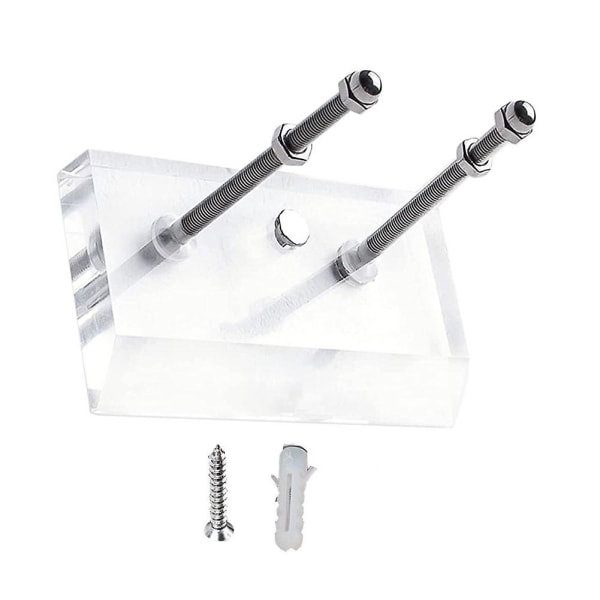 Vægmonteret Skateboard Hanger Professionel Display Stativ Opbevaringsværktøj Akryl Transparent