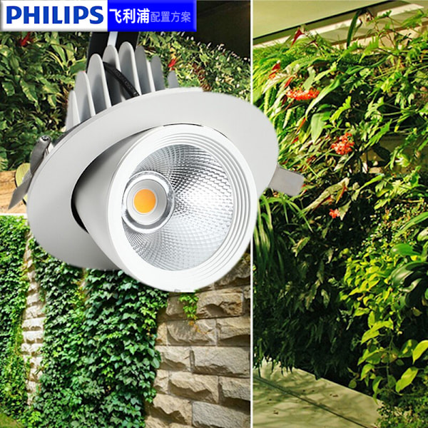 LED fullspektrum plantelys vekstpære innendørs drivhus planting grønne planter blomster saftig fargelegging 30W【Opening hole 12cm】