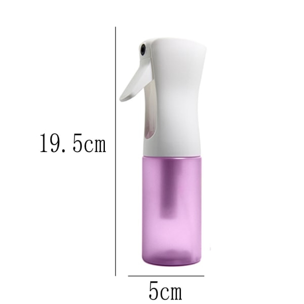 TG 2:n 200 ml suihkepullo, täytettävä suihke, violetti+sininen