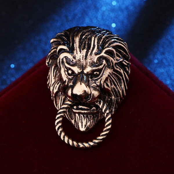 Smycke Djur Lapel Nål Säkerhetsnål Punk Silver