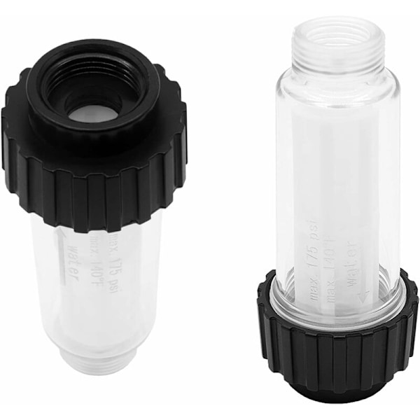 Kärcher Vattenfilter med filterinsats för högtryckstvättar 4.730-059.0 - 3/4\" anslutning för K2 till K7 - 2-pack