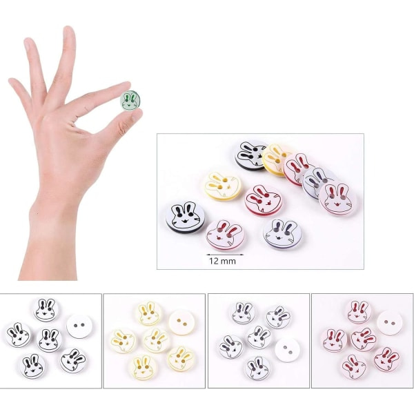 TG 150 stk knapper for baby 12,5 mm, harpiksknapper