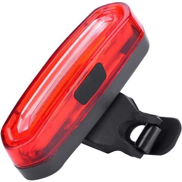 Galaxy Cykelbagljus, USB opladningsbar LED-cykelbagljus Sadelstolpsljus med fæste for nattsikkerhedscykling (rød) farve 1