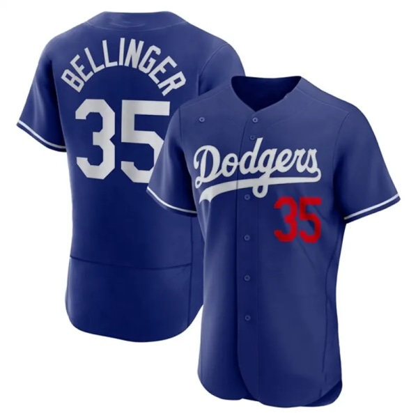 Tilpasset baseballtrøye Blå ensfarget blank sublimering for barn trøye for menn Hvit 5 XL