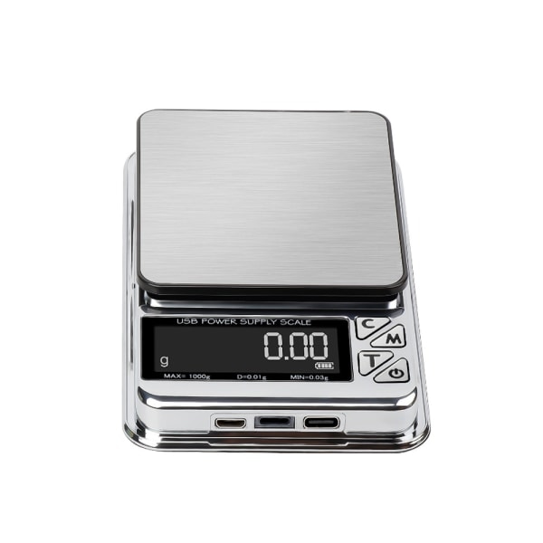 USB-ladattava Mini Korun Vaaka 500g/0,01g