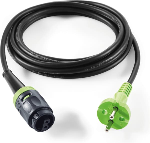 Festool H05 RN-F-4 Plug It strømkabel 4m, hurtigforbindelse udskiftningskabel til Festool elværktøj, sort, 203914