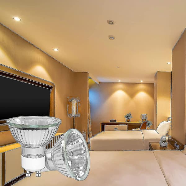 8 st GU10 35W Halogen Reflektorlampor, Dimbar Spotlight, Varmvit 2700K Bästa Present (hy)