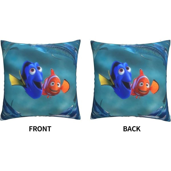 Hitta Nemo Myke Putesett 45 X 45 cm Firkantede Putesett Komfortable Dekorative Putesett Luksuriøst Trekk for Sofa Soverom med Inn