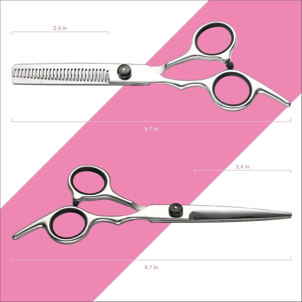 TG Gör-det-själv-hårkit - Frisörsax för gallring - Professionell Barber Sharp Barbersax Set